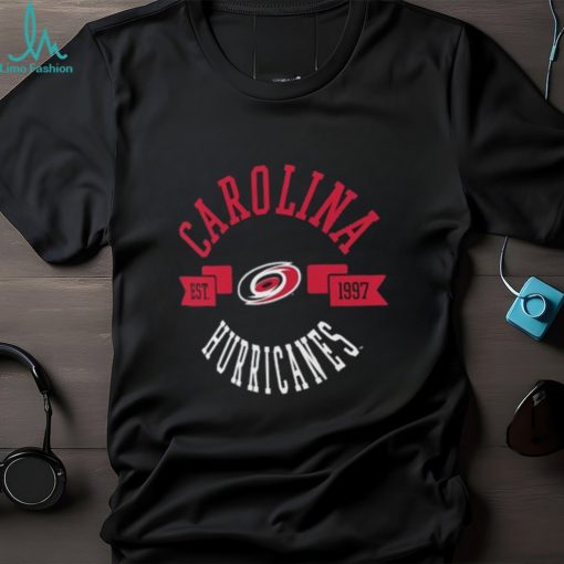Carolina Hurricanes G III 4Her by Carl Banks Black CityT Shirt