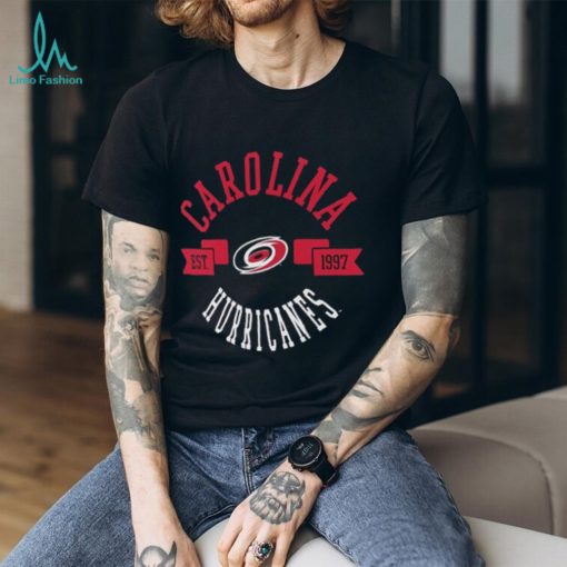 Carolina Hurricanes G III 4Her by Carl Banks Black CityT Shirt