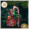 Personalized Greyhound In Snow Pocket Christmas Acrylic Ornament