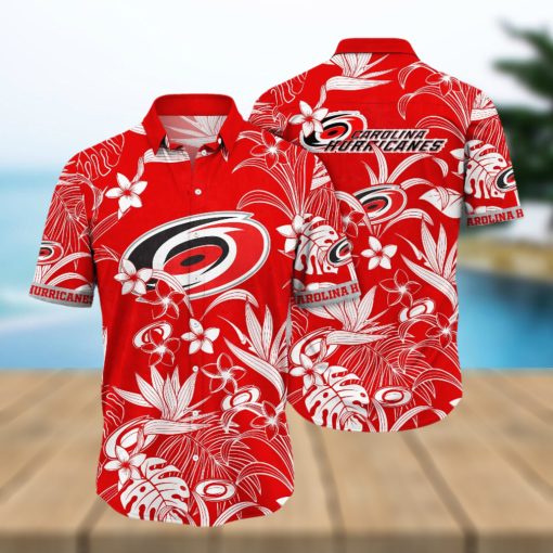 Carolina Hurricanes NHL Hawaiian Shirt Coconut Water Exhibition Match Shirts