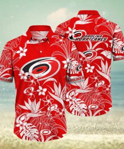 Carolina Hurricanes NHL Hawaiian Shirt Coconut Water Exhibition Match Shirts