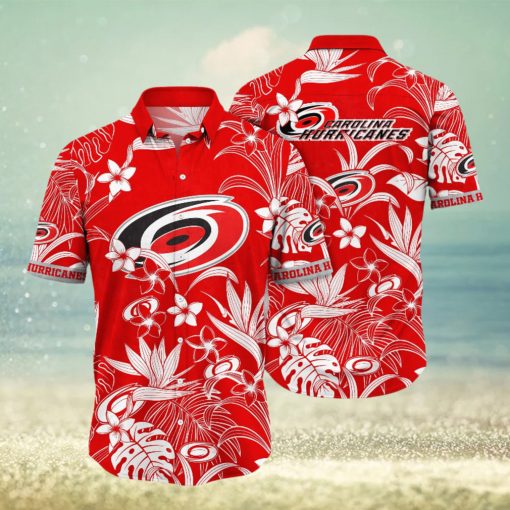 Carolina Hurricanes NHL Hawaiian Shirt Coconut Water Exhibition Match Shirts