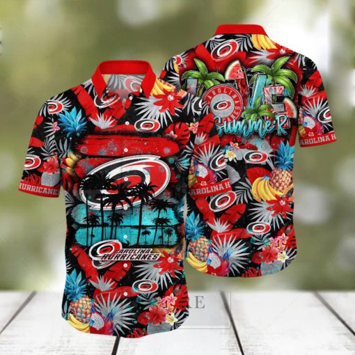 Carolina Hurricanes NHL Hawaiian Shirt Heattime Aloha Shirt