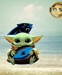Carolina Panthers Baby Yoda NFL Christmas Tree Decorations Ornament