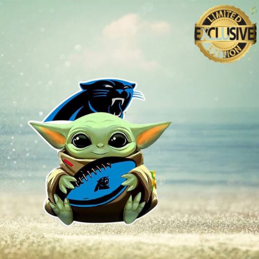 Carolina Panthers Baby Yoda NFL Christmas Tree Decorations Ornament