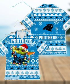 Carolina Panthers Baby Yoda Star Wars Funny Hawaiian Shirt New For Fans Gift Christmas Holidays