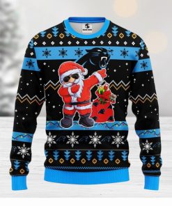 Carolina Panthers Dabbing Santa Claus Christmas Ugly Sweater Sport Christmas Gift Ideas