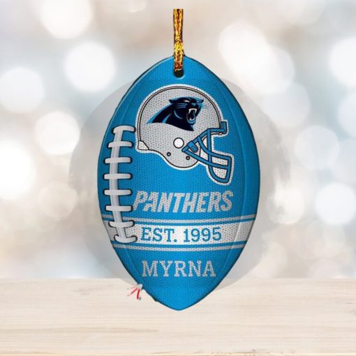 Carolina Panthers NFL Football Personalized Xmas Gift For Fans Christmas Tree Decorations Ornament