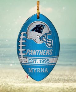 Carolina Panthers NFL Football Personalized Xmas Gift For Fans Christmas Tree Decorations Ornament