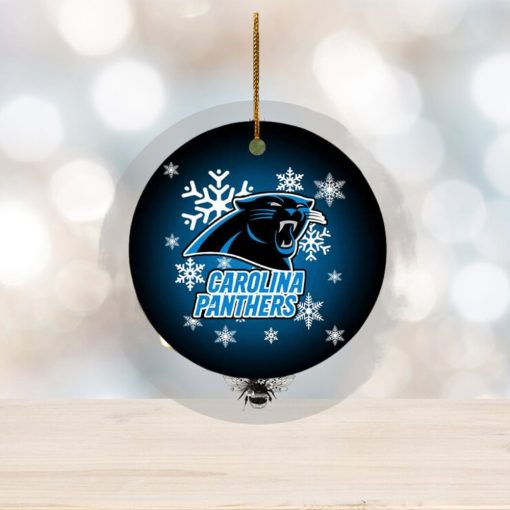 Carolina Panthers NFL Xmas Gifts For Fan Christmas Tree Decorations Ornament
