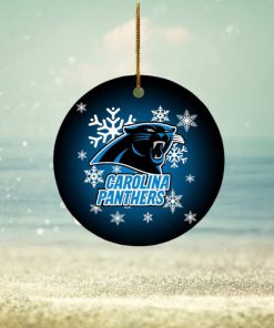 Carolina Panthers NFL Xmas Gifts For Fan Christmas Tree Decorations Ornament