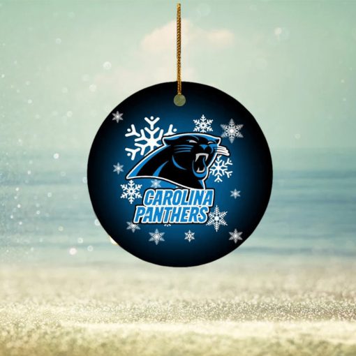 Carolina Panthers NFL Xmas Gifts For Fan Christmas Tree Decorations Ornament