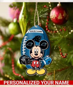 Carolina Panthers Personalized Your Name Mickey Mouse And NFL Team Ornament SP161023164ID03
