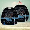 New Orleans Saints Christmas Ball Snowfalke Pattern Knitted Sweater