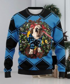 Carolina Panthers Pub Dog Christmas Ugly Sweater 3D Christmas Xmas Sweater