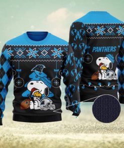 Carolina Panthers Snoopy Girl Limited Edition Men’s And Women’s Ugly Sweater For Fans