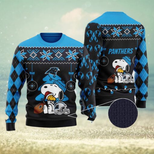 Carolina Panthers Snoopy Girl Limited Edition Men’s And Women’s Ugly Sweater For Fans