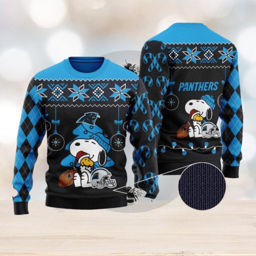 Carolina Panthers Snoopy Girl Limited Edition Men’s And Women’s Ugly Sweater For Fans