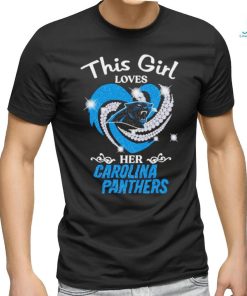 Just a girl in love with her carolina panthers shirt, hoodie