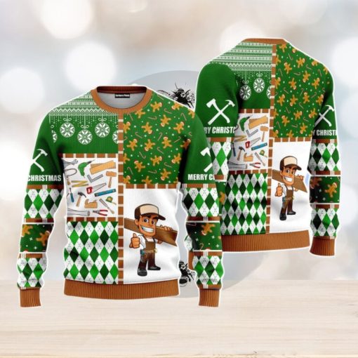 Carpenter Christmas Unisex Ugly Sweater For Men Women