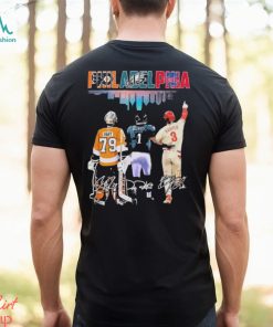 Carter Hart Jalen Hurts and Bryce Harper Philadelphia signature t shirt, hoodie, sweater, long sleeve and tank top Carter Hart Jalen Hurts and Bryce Harper Philadelphia signature t shirt