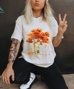 Cartoon Animals Under Fall Tree Shirt Cute Graphic Tees Gifts For Thanksgiving