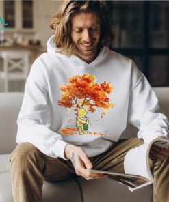 Cartoon Animals Under Fall Tree Shirt Cute Graphic Tees Gifts For Thanksgiving