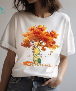 Cartoon Animals Under Fall Tree Shirt Cute Graphic Tees Gifts For Thanksgiving