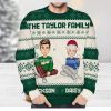 Christmas Led Light Family Funny   Personalized Ugly Sweater