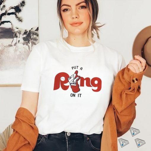 Castellanos Ring Finger Put a Ring On it Series Phils Fan Shirt