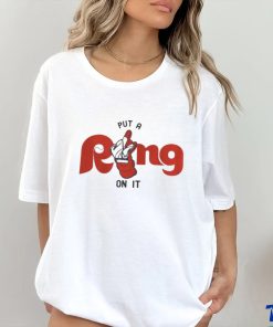 Castellanos Ring Finger Put a Ring On it Series Phils Fan Shirt