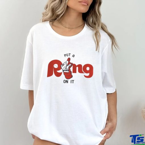 Castellanos Ring Finger Put a Ring On it Series Phils Fan Shirt