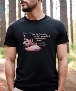 Castellanos Thrives We Thrive After We Get Punched In The Face Man Signature Shirt
