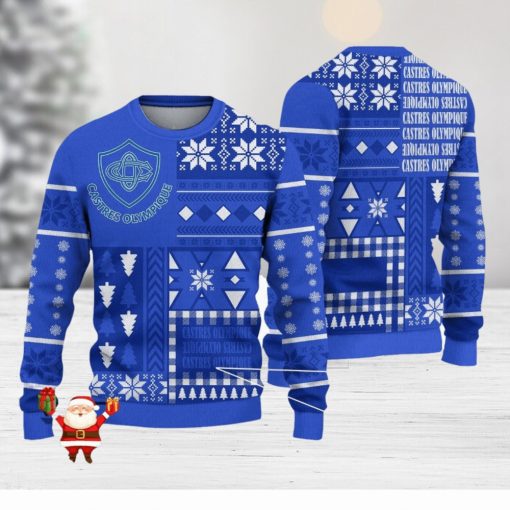 Castres Olympique Paradise Top 14 Pro D2 Ugly Sweaters Gift For Fans Christmas Sweatshirt