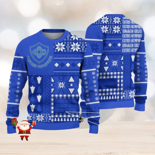 Castres Olympique Paradise Top 14 Pro D2 Ugly Sweaters Gift For Fans Christmas Sweatshirt