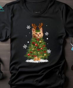 Cat Lover Merry fluffmas Hooded Sweatshirt