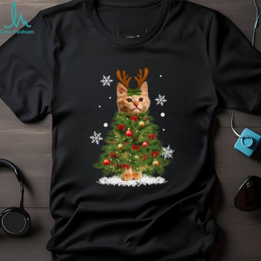 Cat Lover   Merry fluffmas Hooded Sweatshirt
