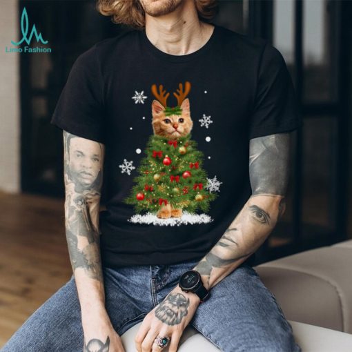 Cat Lover   Merry fluffmas Hooded Sweatshirt