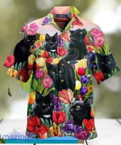 Cats Love Flowers Color Limited Hawaiian Shirt Best Gift For Men Women