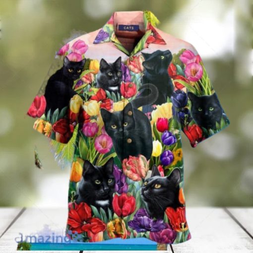 Cats Love Flowers Color Limited Hawaiian Shirt Best Gift For Men Women