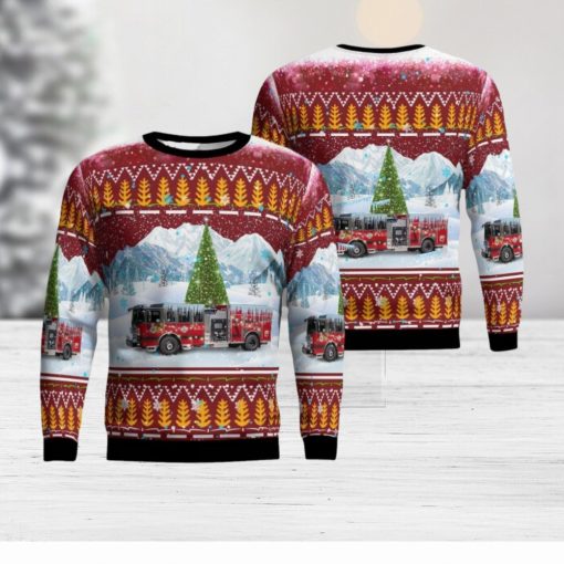 Centereach New York Centereach Fire Department AOP Ugly Christmas Sweater Unique Christmas Gift