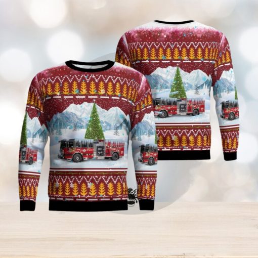 Centereach New York Centereach Fire Department AOP Ugly Christmas Sweater Unique Christmas Gift