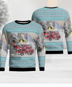 Centralia Illinois Centralia City Fire Department AOP Ugly Christmas Sweater Unique Christmas Gift