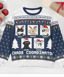 Chaos Coordinator Personalized Ugly Sweater