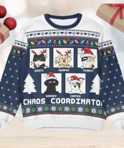 Chaos Coordinator   Personalized Ugly Sweater