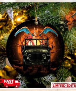 Charizard Charmender Drive Jeep Halloween Moonlight Perfect Gift For Holiday Ornament