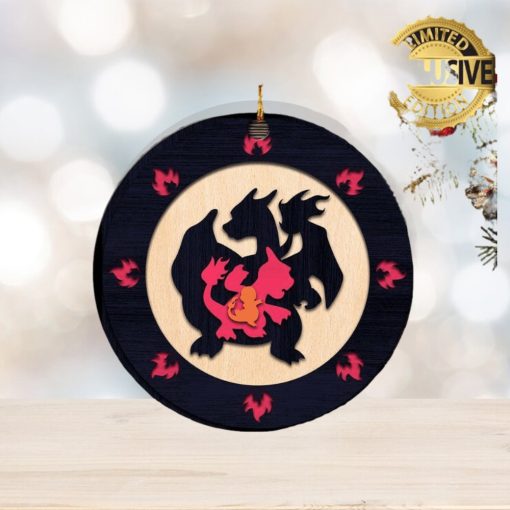 Charizard Evolution Pokemon Christmas Decorations Ornament