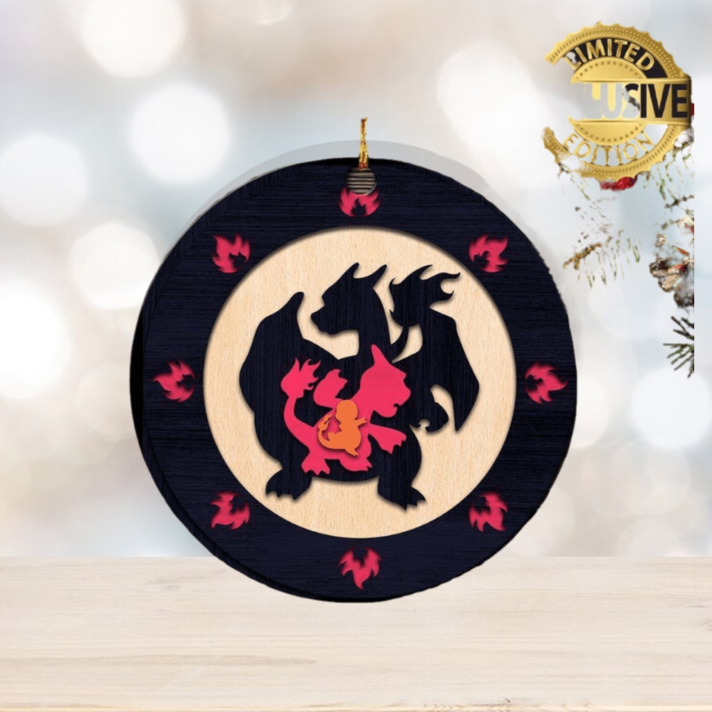 Charizard Evolution Pokemon Christmas Decorations Ornament Charizard Evolution Pokemon Christmas Decorations Ornament