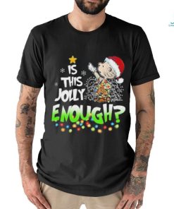 Charlie Brown Is This Jolly Enough Snoopy Christmas Shirt