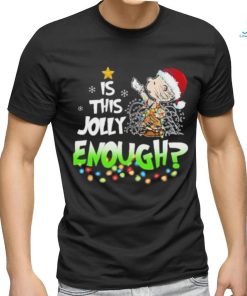 Charlie Brown Is This Jolly Enough Snoopy Christmas Shirt